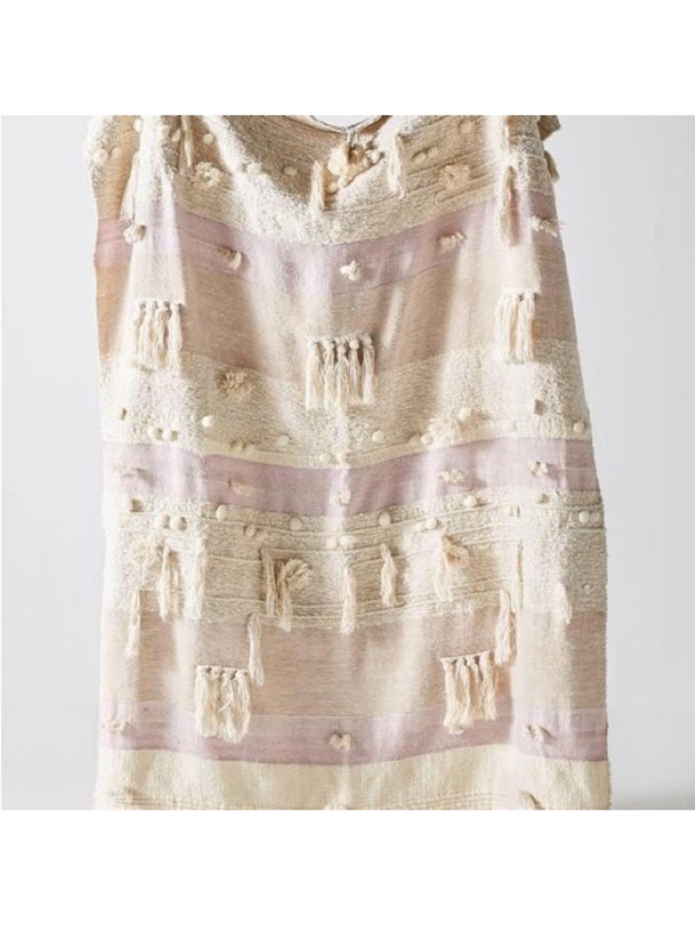 Anthropologie All Roads throw blanket. Beautiful and lavender textured.